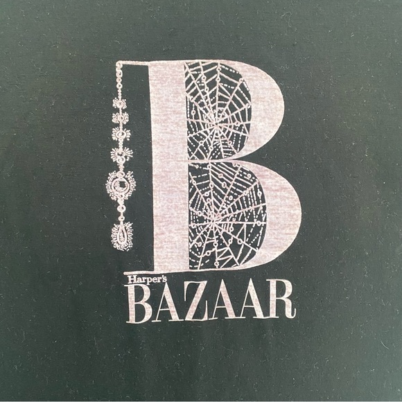 🟢 {3/$15} Harper’s Bazaar 3/4 Sleeve Tee - Picture 2 of 11